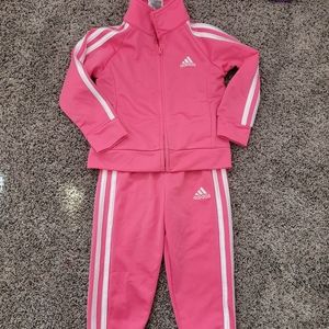 Toddler girl addidas tracksuit